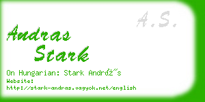 andras stark business card